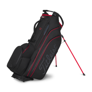 Titleist Hybrid 14 StaDry Stand Bag, Black/black/red