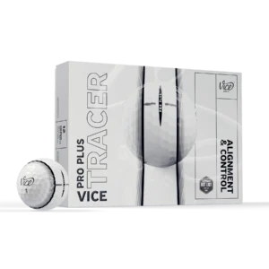 Vice Pro Plus Tracer golfpallo, valkoinen